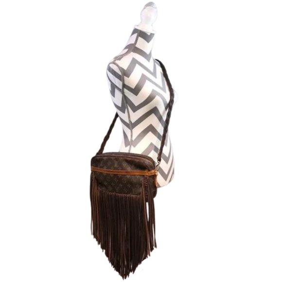 Louis Vuitton Vintage Compiegne 28 Revamped by Vintage Boho Bags Riviera… - Picture 4 of 14